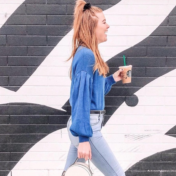 BLUE BP SWEATER - Picture 1 of 5